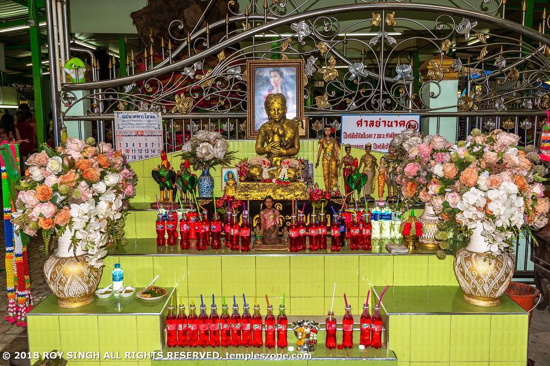 This is the infamous Shrine of Mae Nak of Phra Khanong in Wat Maha But – Bangkok…