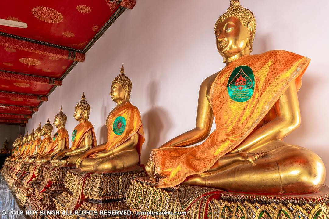 Wat Pho complex houses the largest collection of Buddha images in Thailand, incl…