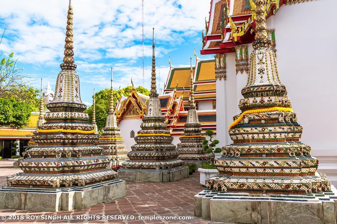 Wat Pho complex houses the largest collection of Buddha images in Thailand, incl…