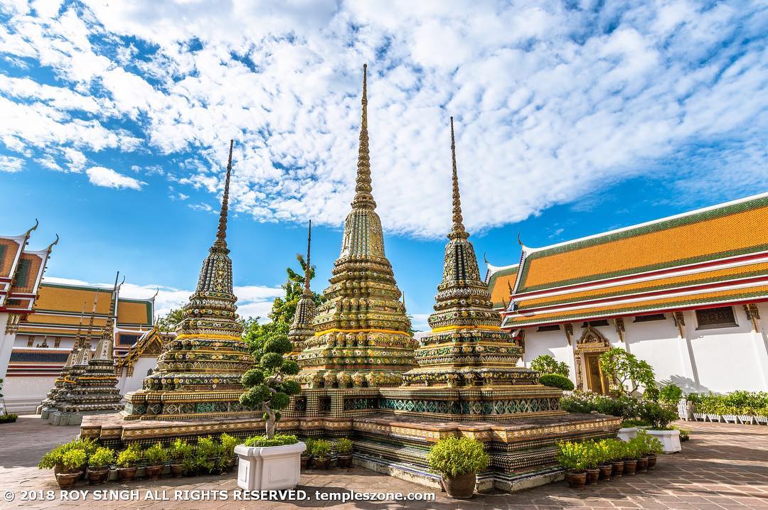 Wat Pho complex houses the largest collection of Buddha images in Thailand, incl…