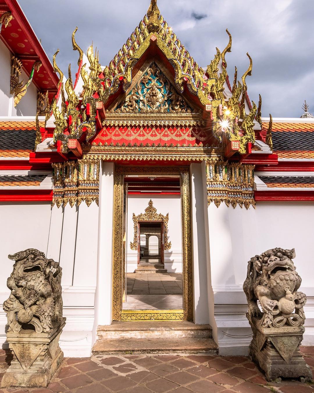 Wat Pho complex houses the largest collection of Buddha images in Thailand, incl…