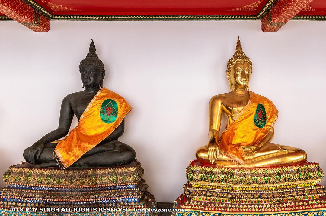 Wat Pho complex houses the largest collection of Buddha images in Thailand, incl…