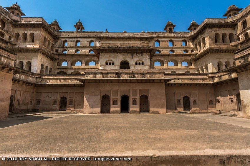 The Raja Mahal (King’s Palace), where the kings and the queens had resided till …