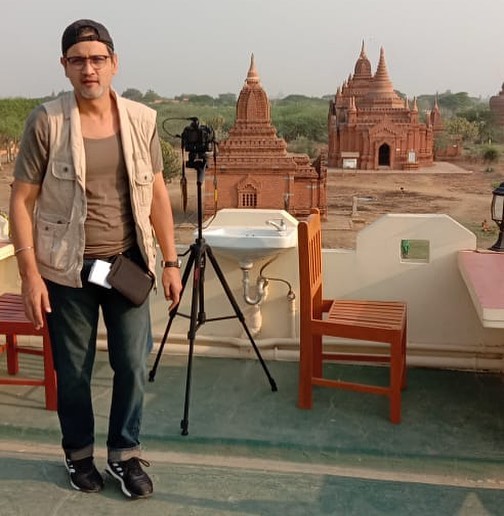 Temples Zone team photoshoot on the rooftop of our Temple View Hotel, Bagan – My…