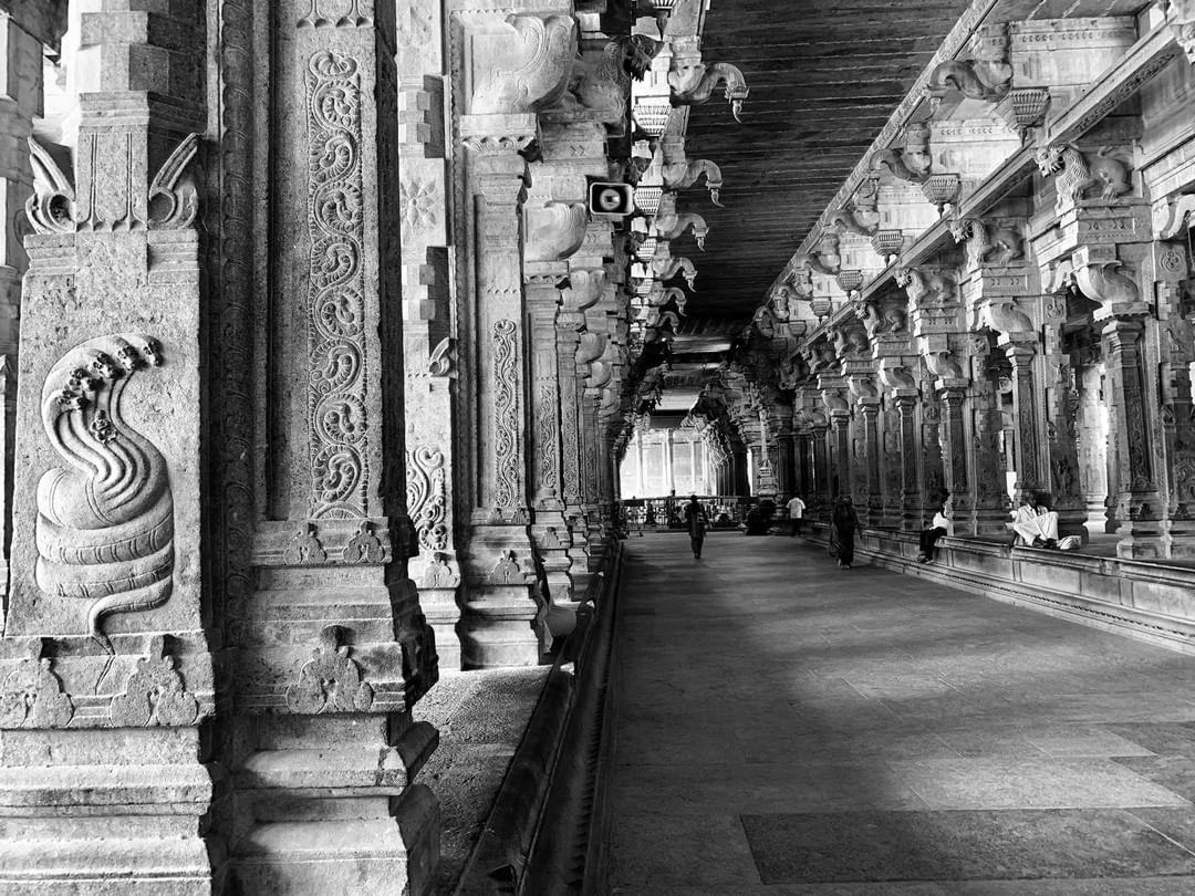 Beautiful Pillars of #JambukeswararTemple (famous Bhagwan Shiv temple), Thiruvan…