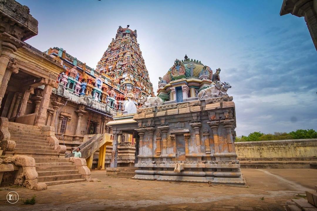 Ancient Kampaheswarar Chola Temple, Tirubuvanam, Tamil Nadu, BHARAT (India) 

de…