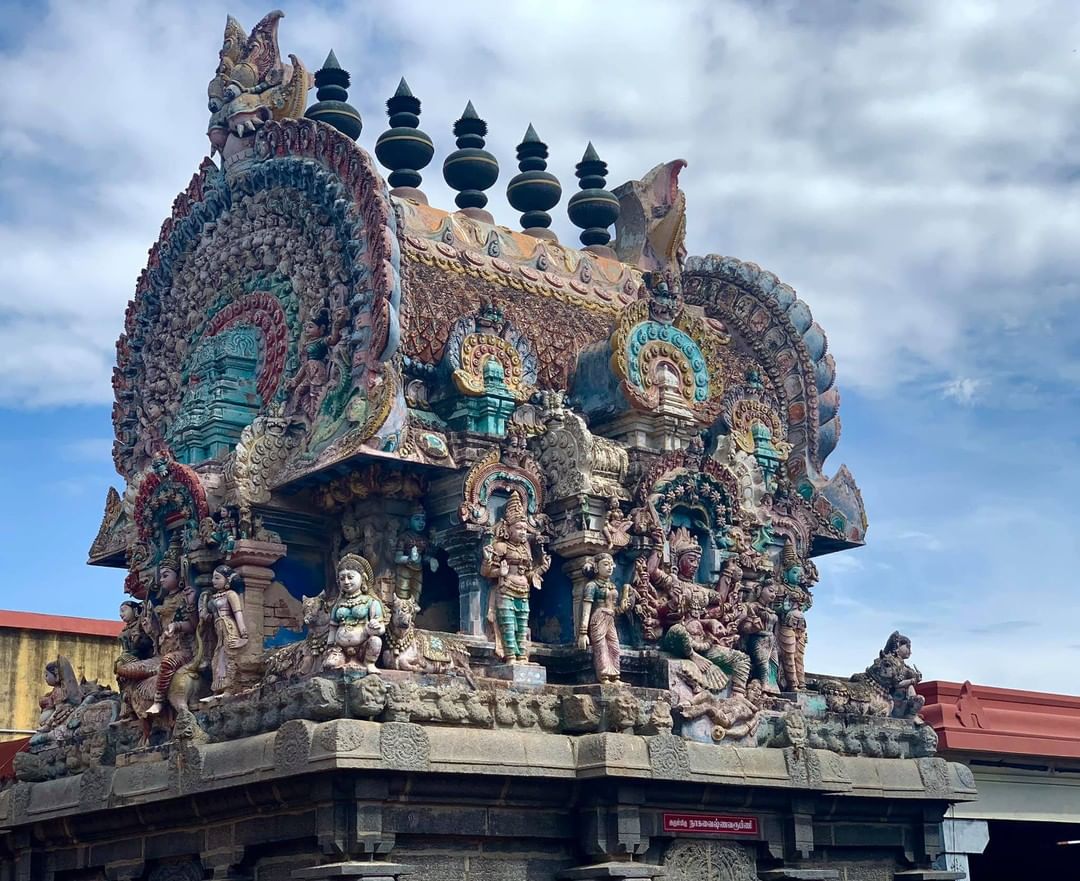 COMPACT & SPECTACULAR 
GOPURAM OF THILLAI KALI
CHIDAMBARAM, Tamil Nadu 

A beaut…