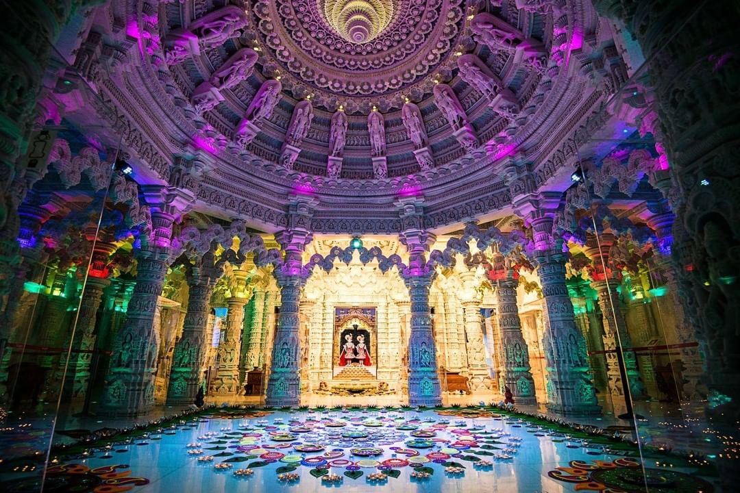 Spectacular Diwali celebrations at BAPS Shri Swaminarayan Mandir Atlanta, USA…