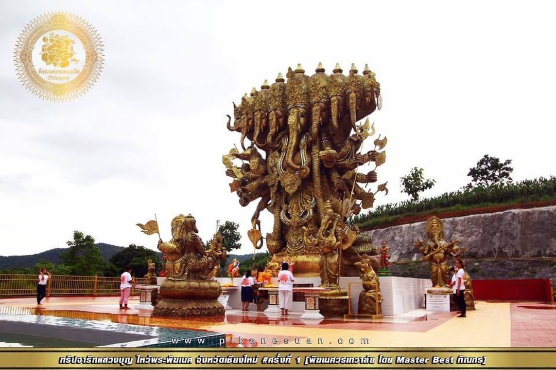 Amazing Ganpati murti in Pasang Lamphun, Thailand …