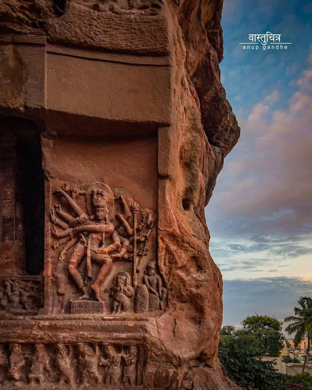 6th Century old Badami caves, Bagalkot, Karnataka, BHARAT (India)  ‘ तांडव ‘
Bad…