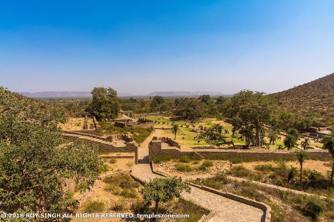 You can see how big Bhangarh Fort area is and this photo only shows half of it. …